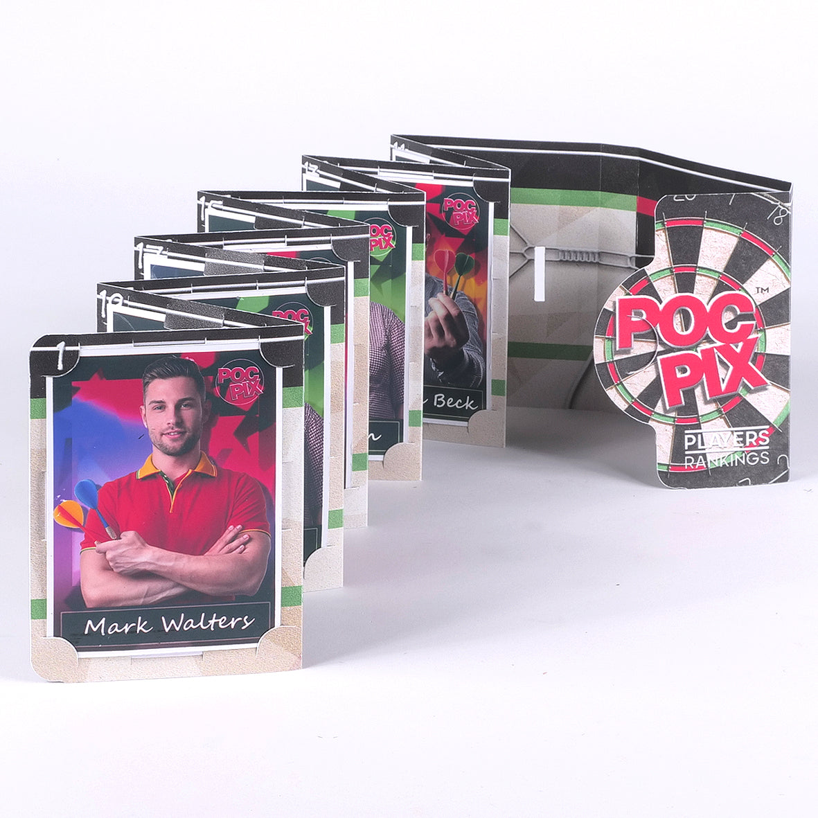 Pocket Trading Card Binder Album : Darts : Player Rankings