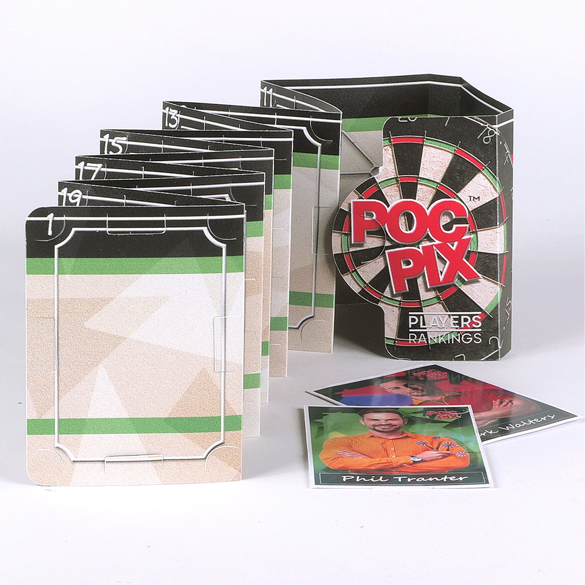 Pocket Trading Card Binder Album : Darts : Player Rankings