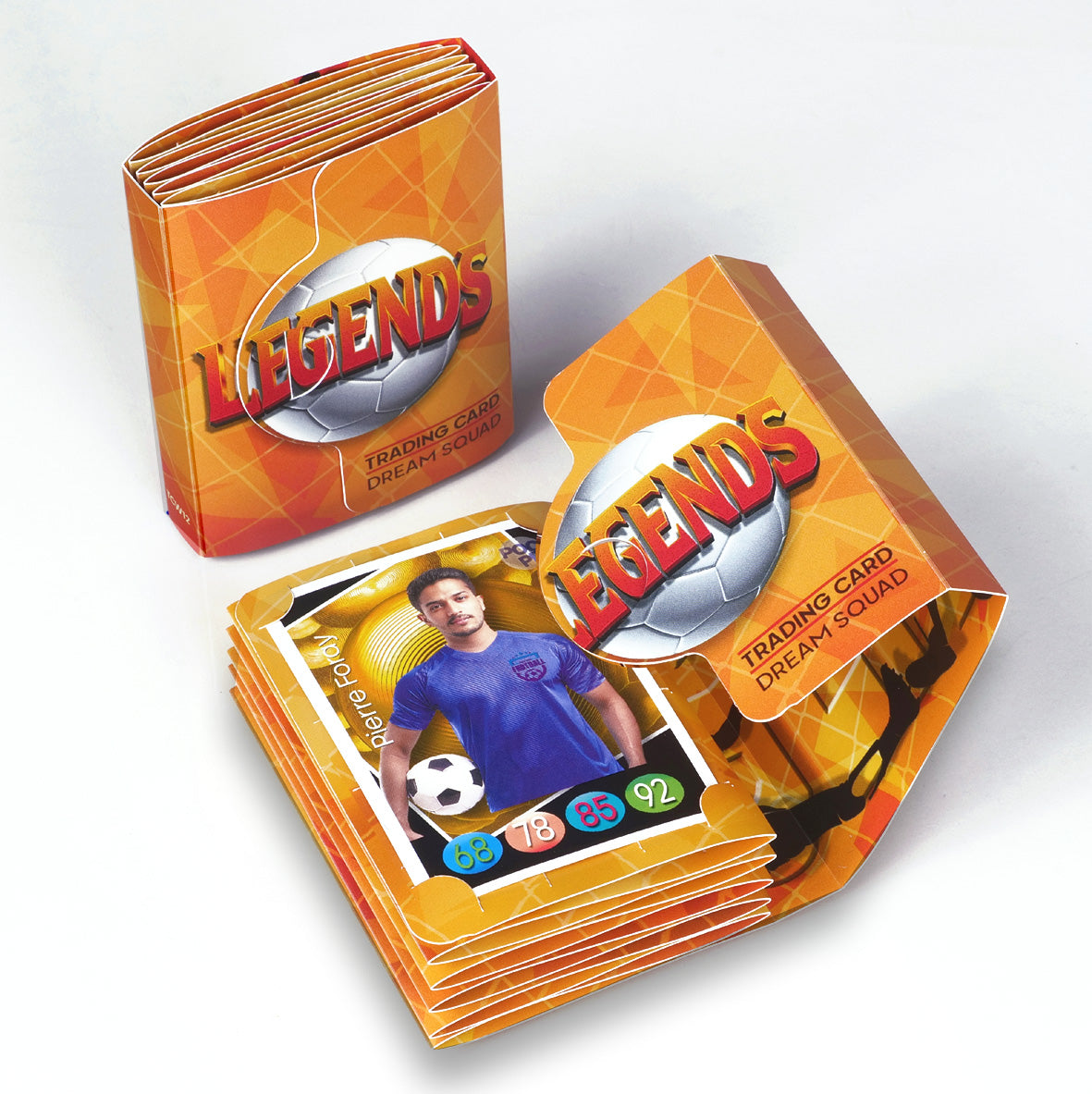 Level up your international football trading card collection with our double-sided trading card binder and display storage wallet