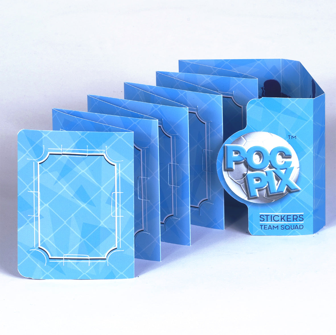 Pocket TCG Football Sticker Collection Book : Sky Blue