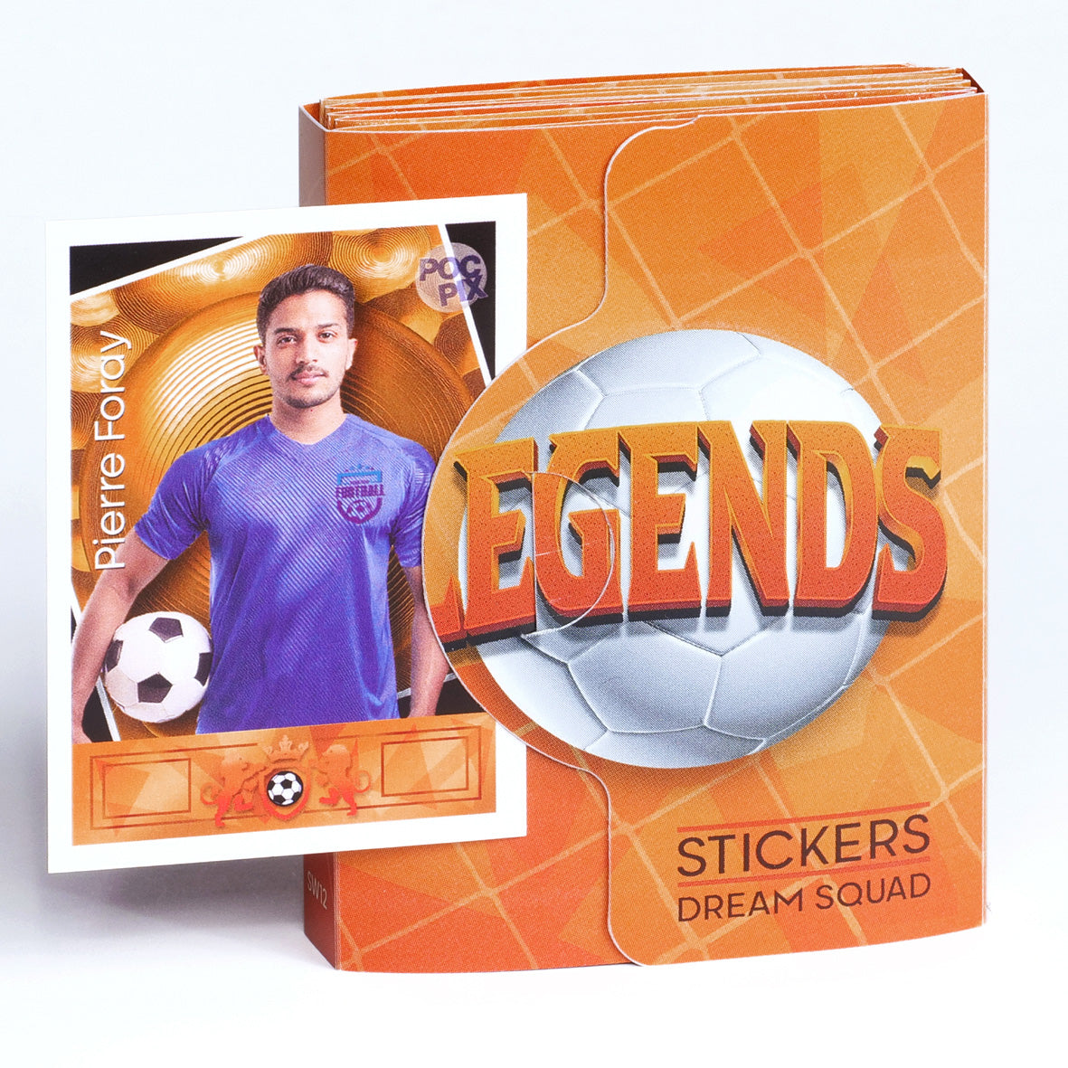 Pocket TCG Football Sticker Collection Book : Legends / Dream Team