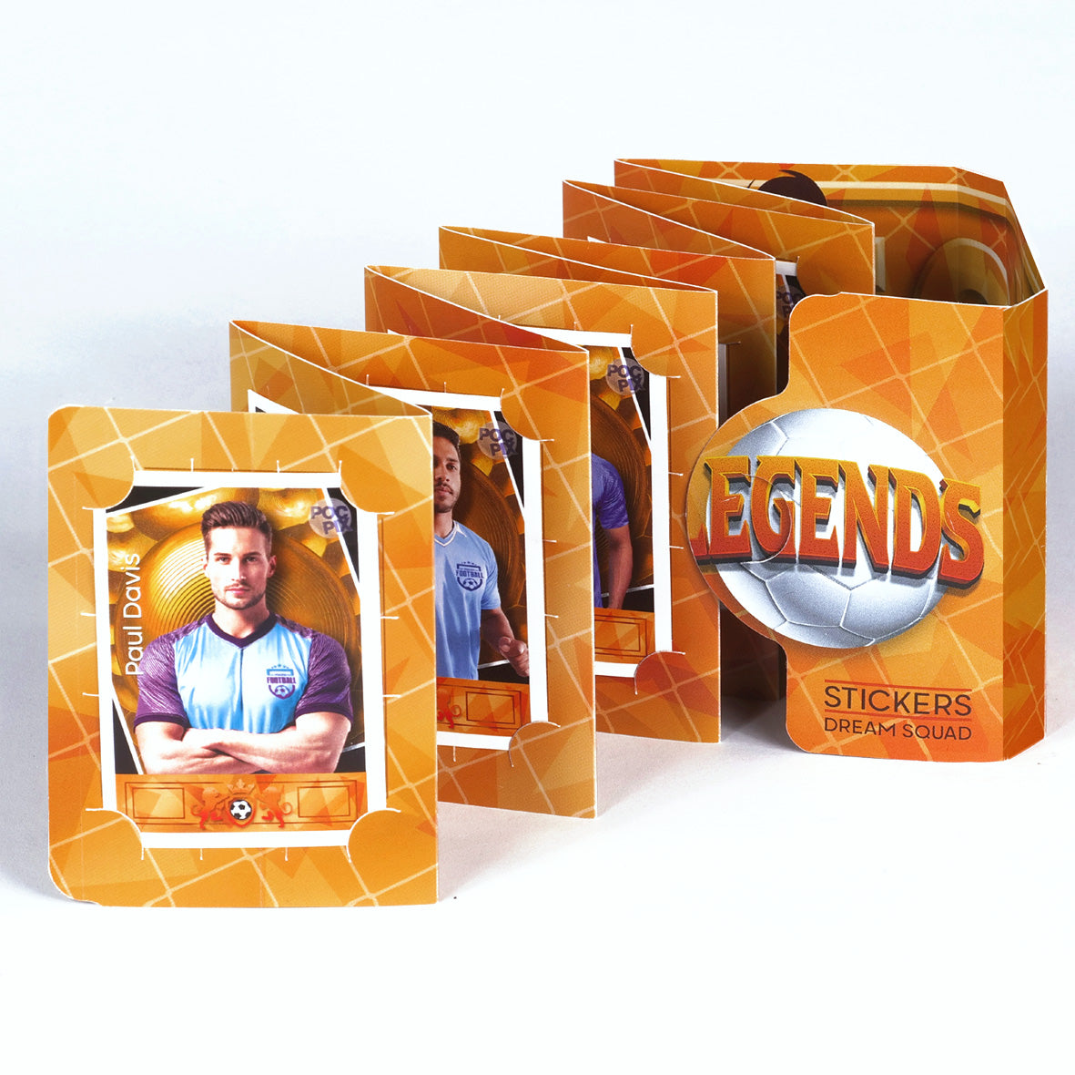 Pocket TCG Football Sticker Collection Book : Legends / Dream Team