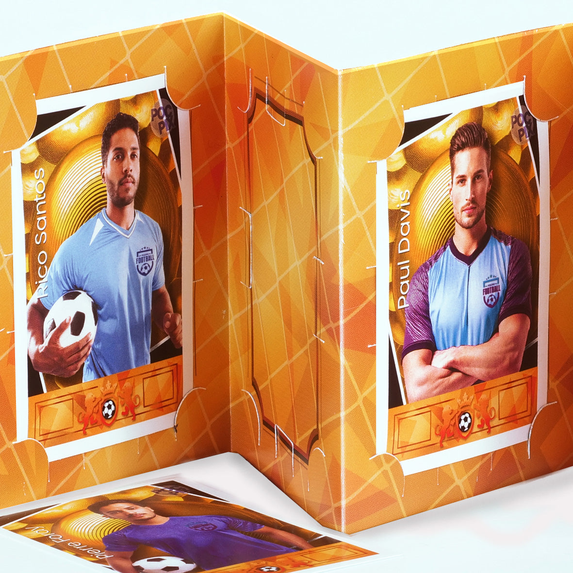 Pocket TCG Football Sticker Collection Book : Legends / Dream Team