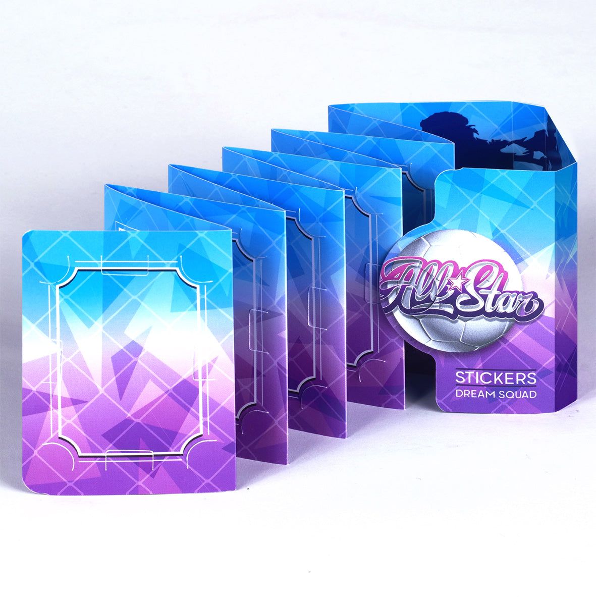 Pocket TCG Football Sticker Collection Book : All Stars