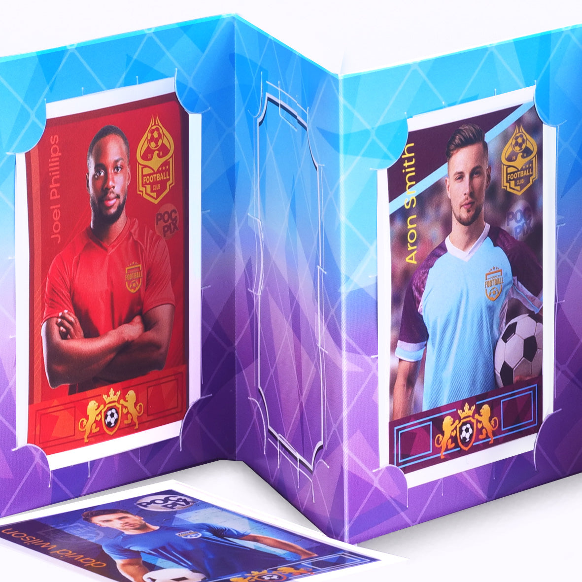 Pocket TCG Football Sticker Collection Book : All Stars