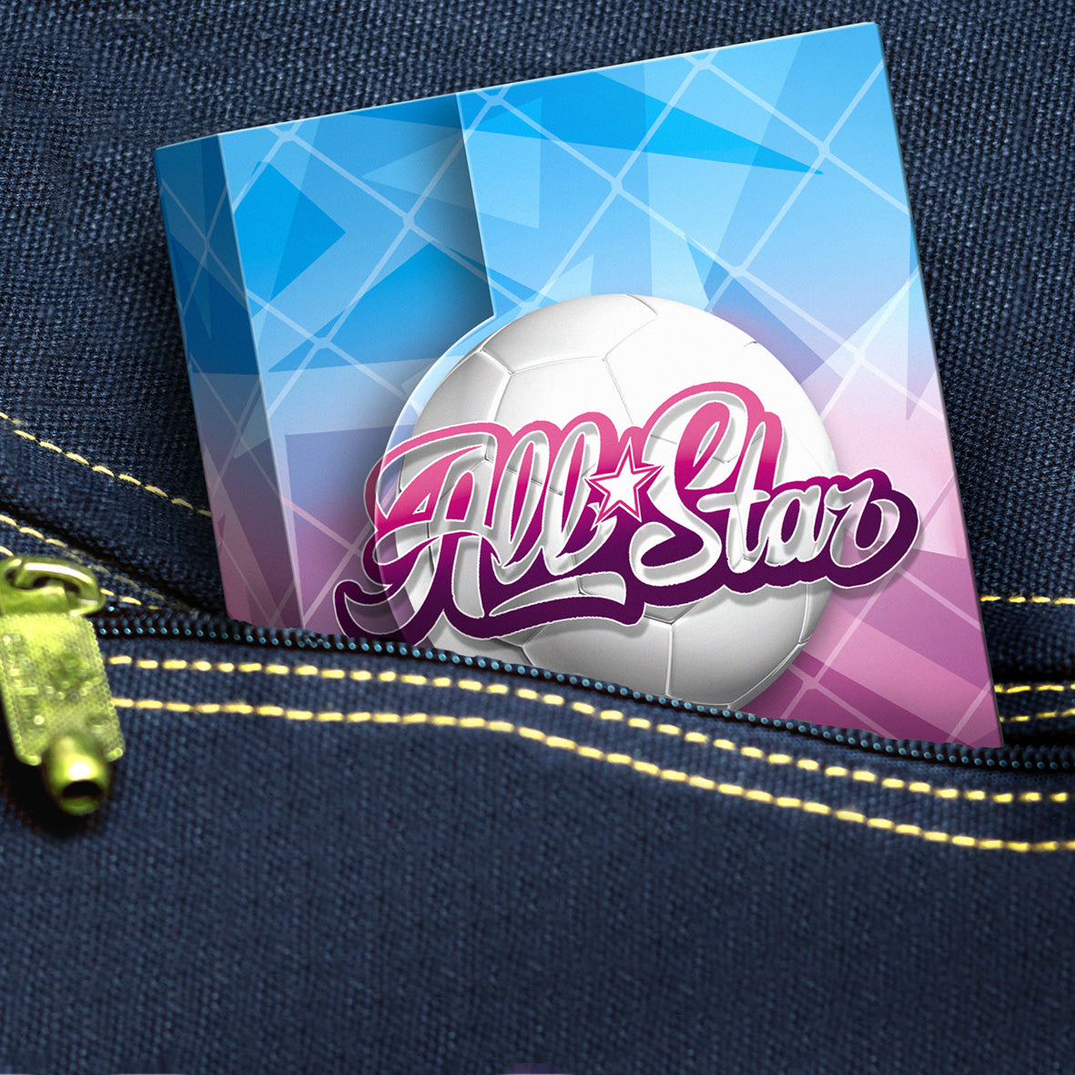 Pocket TCG Football Sticker Collection Book : All Stars