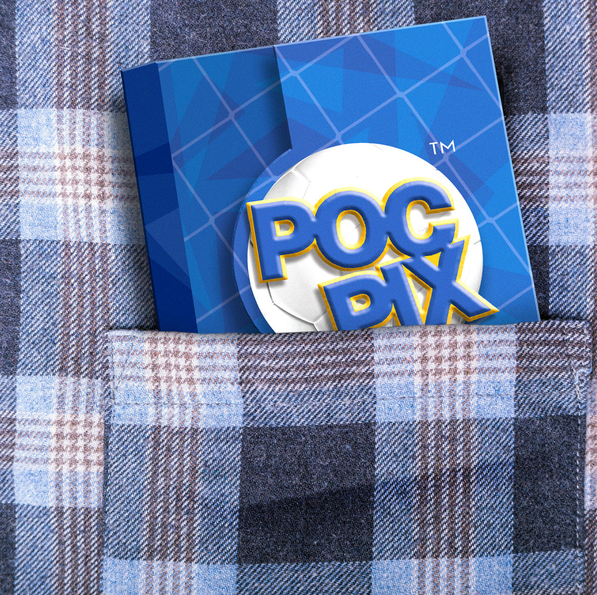 Pocket TCG Football Sticker Collection Book : Royal Blue