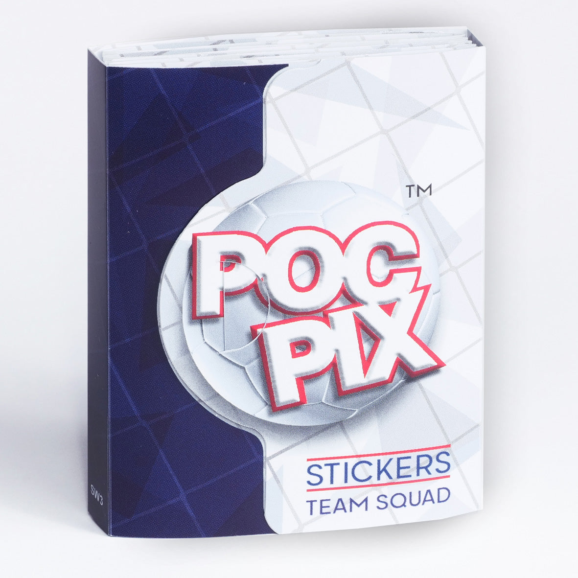 Pocket TCG Football Sticker Collection Book : Navy White
