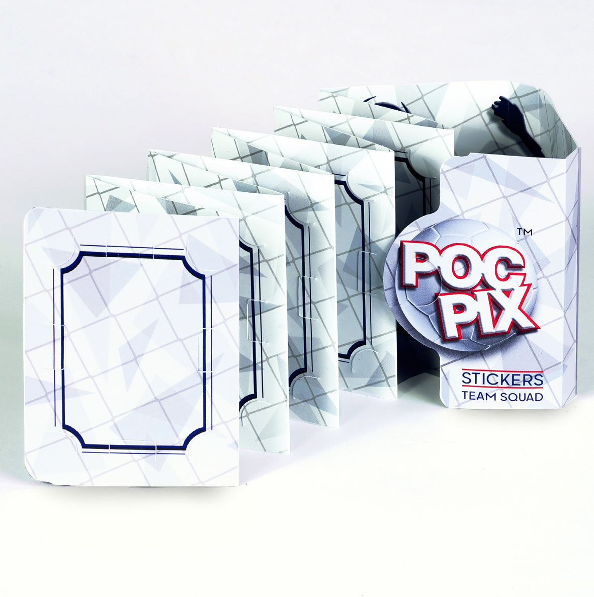 Pocket TCG Football Sticker Collection Book : Navy White