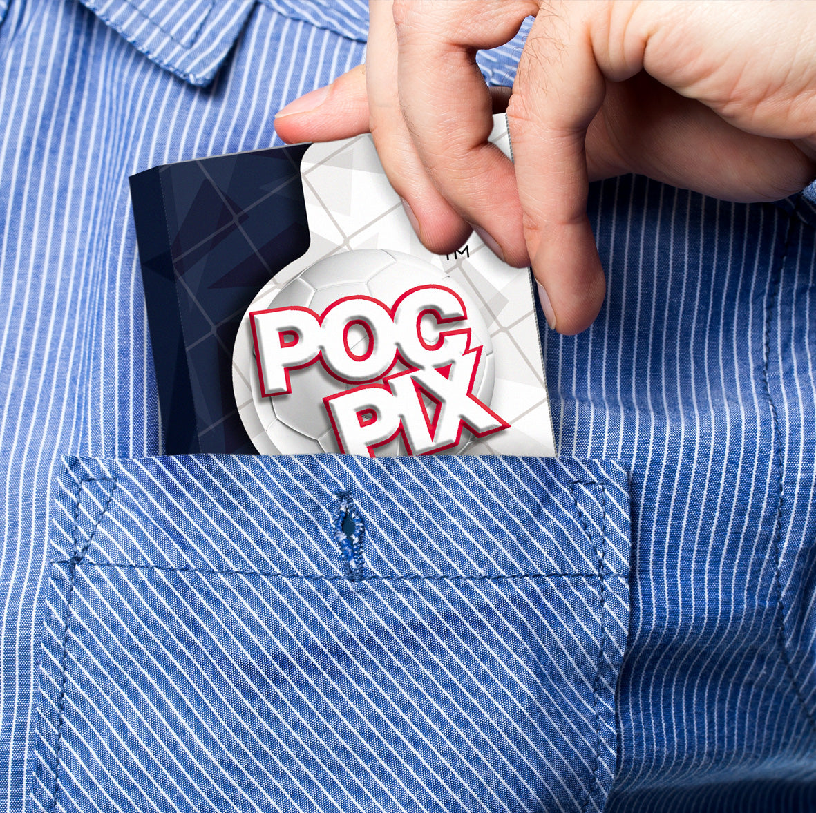 Pocket TCG Football Sticker Collection Book : Navy White