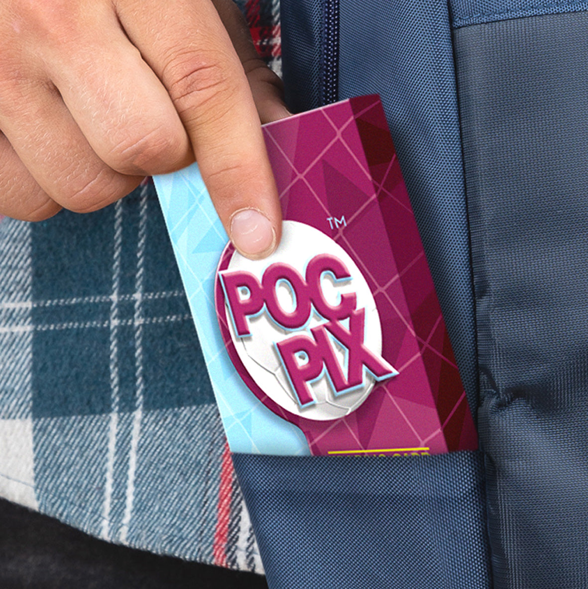 Pocket TCG Football Sticker Collection Book : Claret & Blue