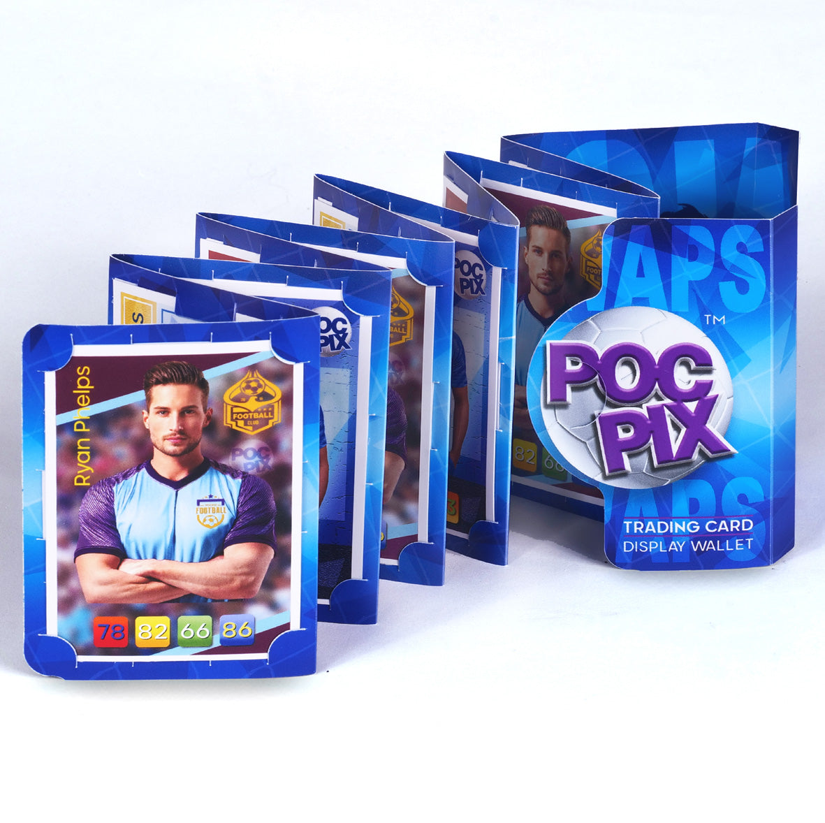 Trading Card Display Wallet : Football / All -Stars : Swaps