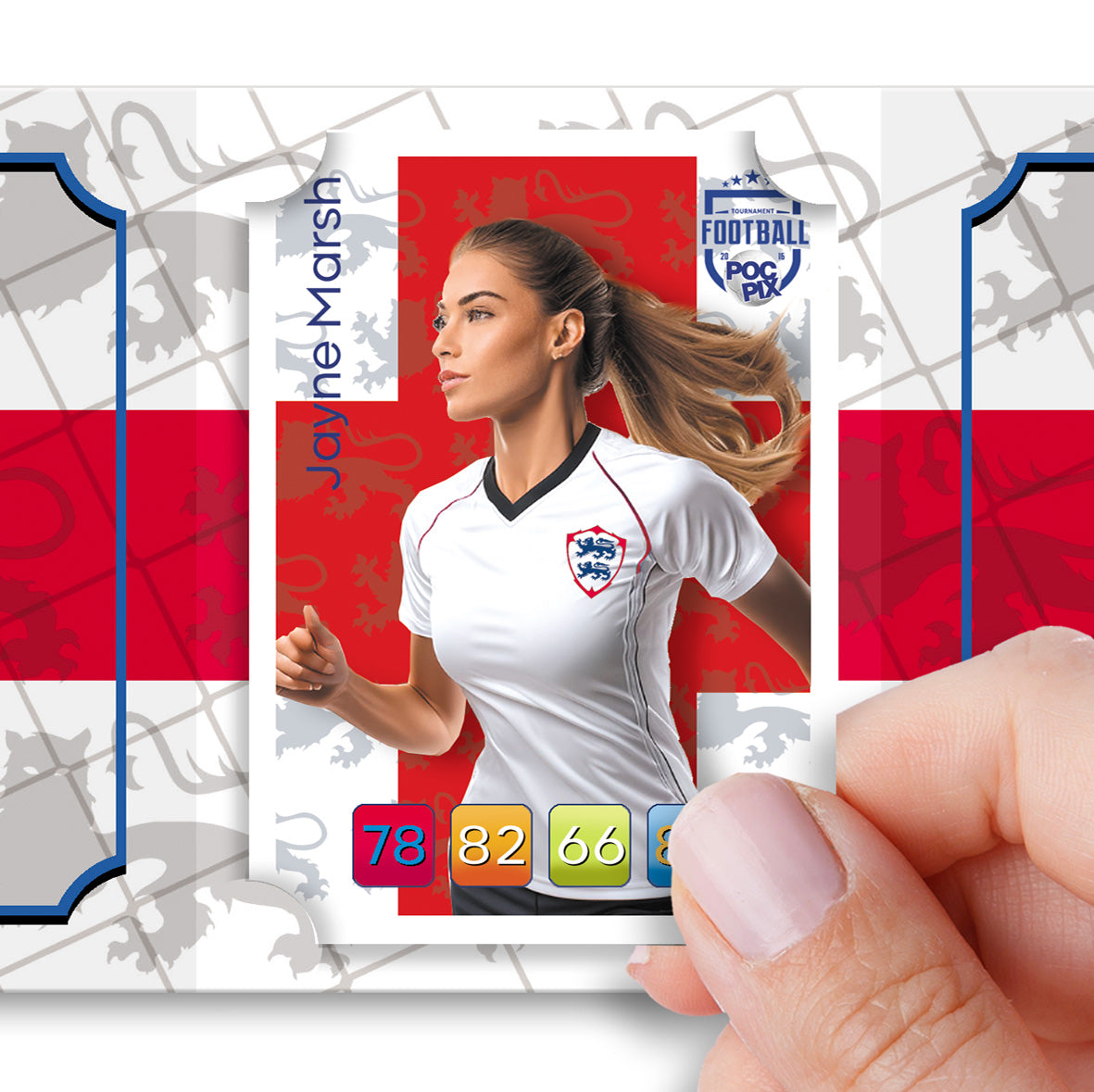Pocket Trading Card Binder: Football Team Squad : England