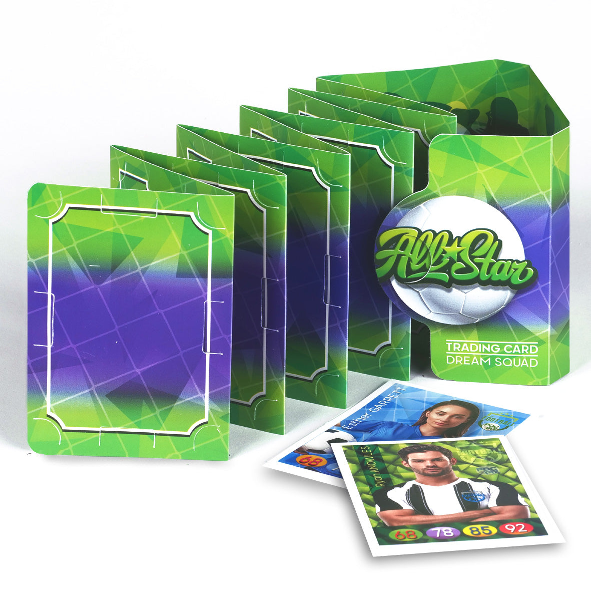 Pocket Trading Card Binder Album : Football Team / All-Stars
