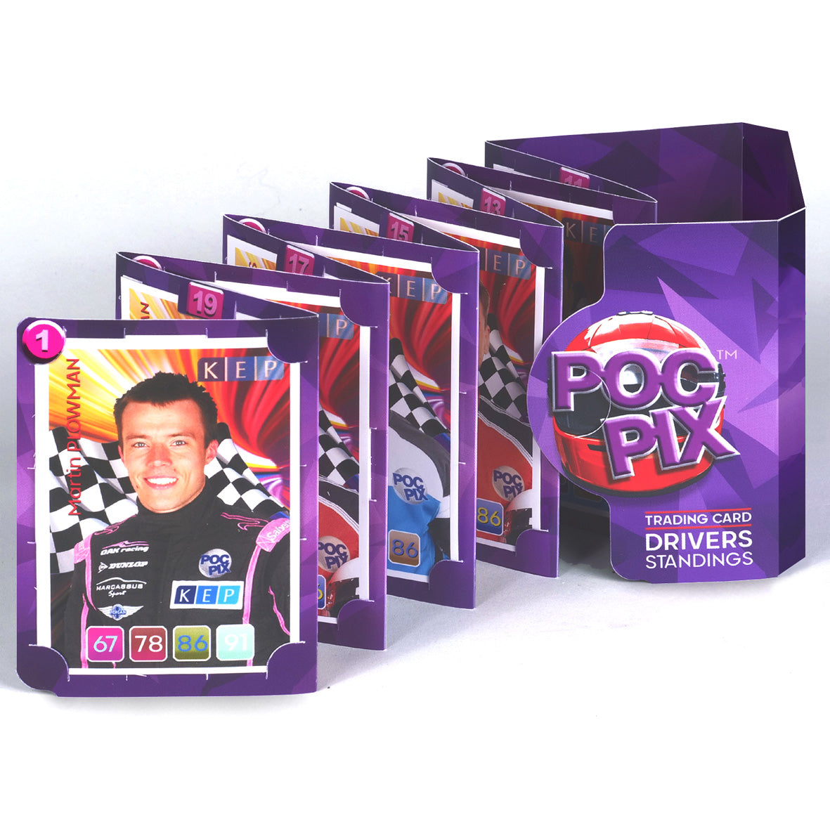 Pocket Trading Card Binder Album : Drivers Standings