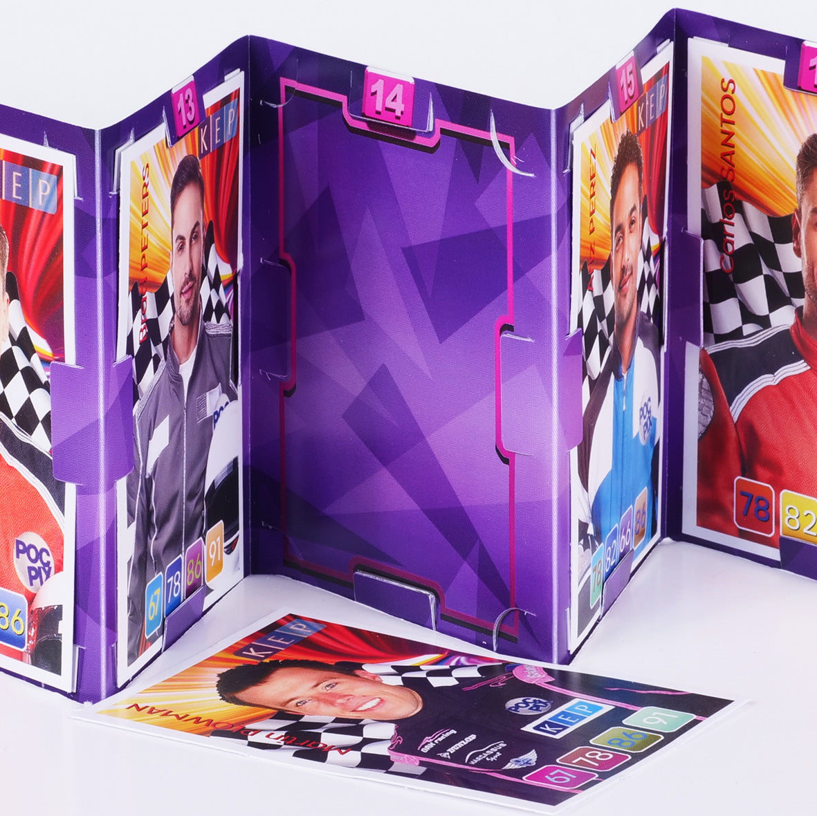 Pocket Trading Card Binder Album : Drivers Standings