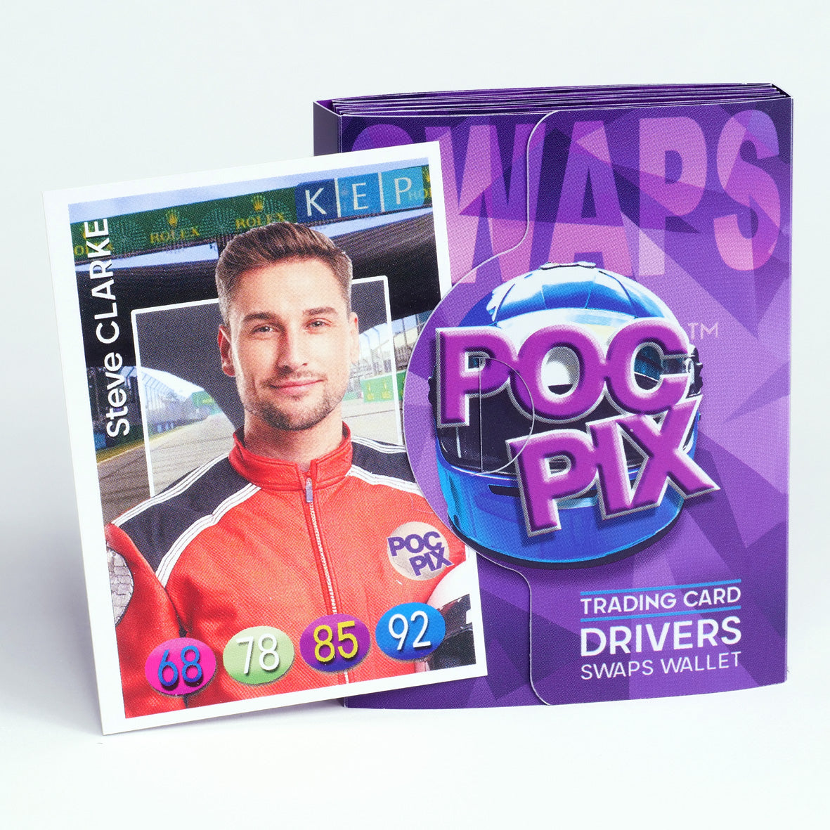 Pocket Trading Card Binder Display Album : Motorsports Swaps