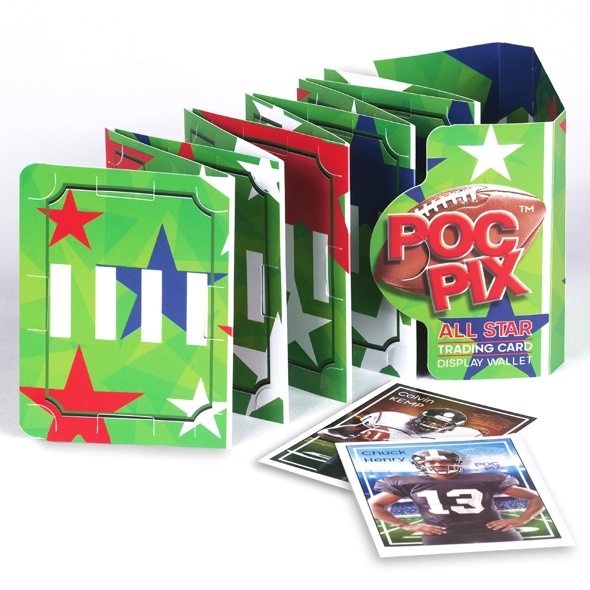 Pocket Trading Card Binder Album : NFL Football / All-Stars