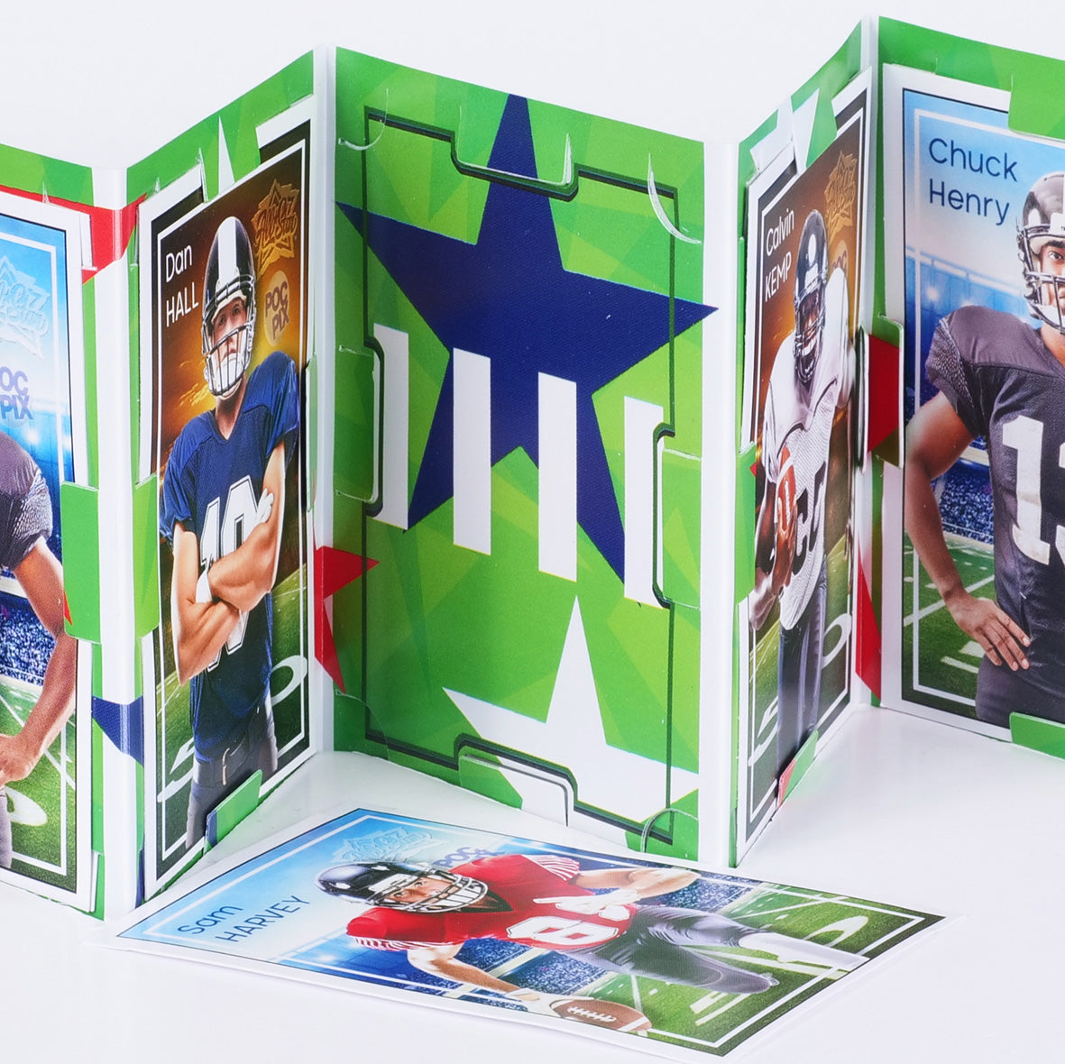 Pocket Trading Card Binder Album : NFL Football / All-Stars