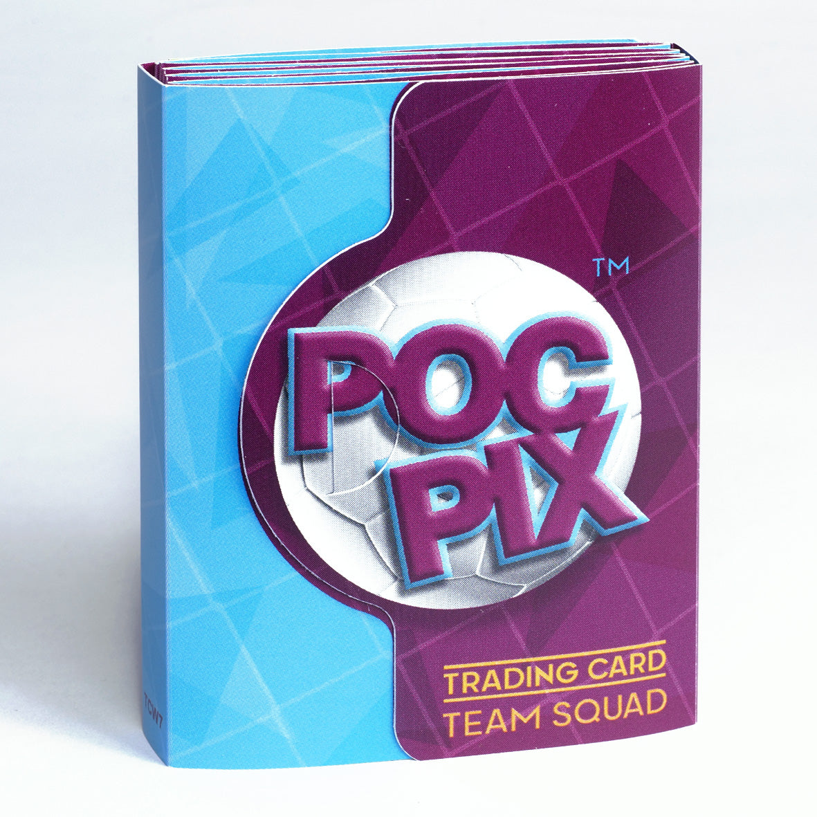 Pocket Trading Card Binder Display : Football : Purple Blue