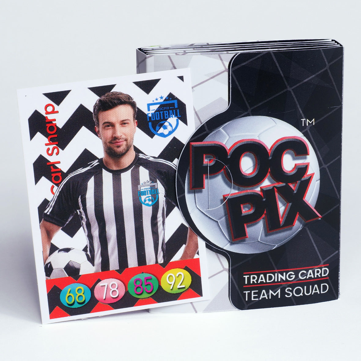 Pocket Trading Card Binder : Football : Black White