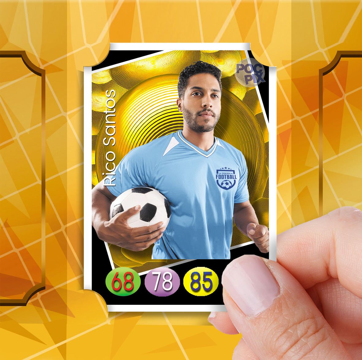 Trading Card Poster : Team Sheet : Teams or All-Stars : Football Legends