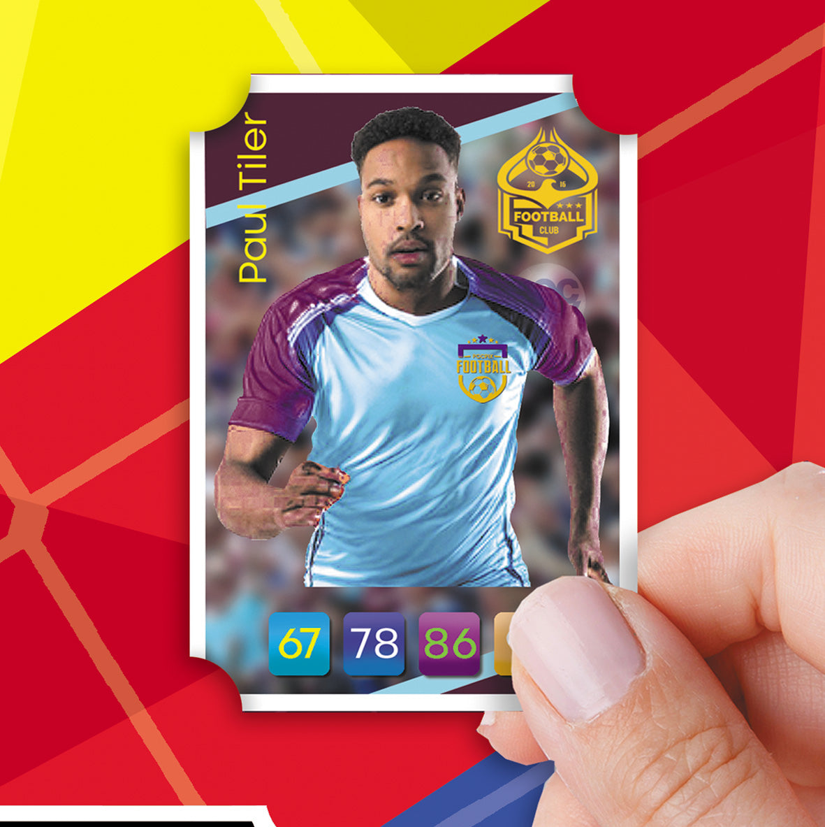 Trading Card Poster : Team Sheet : Teams or All-Stars : Euro UEFA Stars