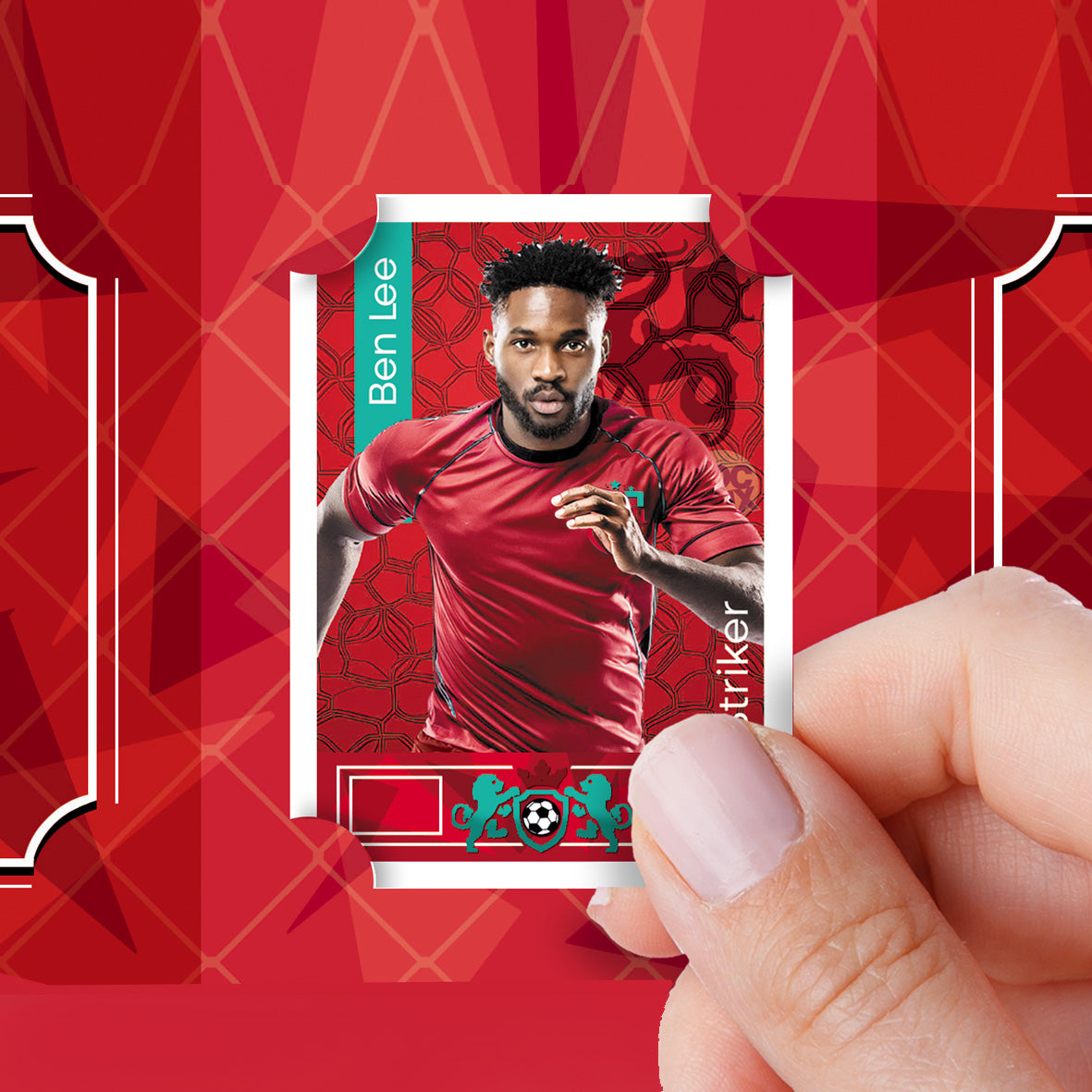 Sticker Poster : Team Sheet : Teams or All-Stars : Red