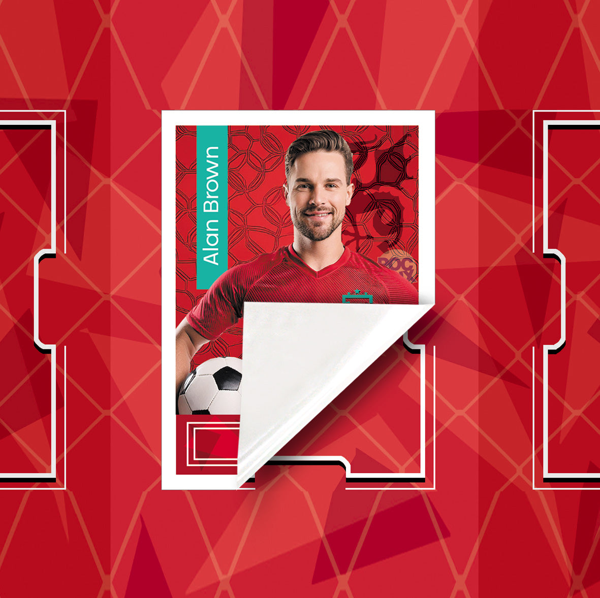 Sticker Poster : Team Sheet : Teams or All-Stars : Red