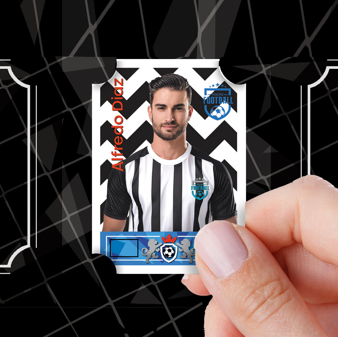 Sticker Poster : Team Sheet : Teams or All-Stars : Black & White