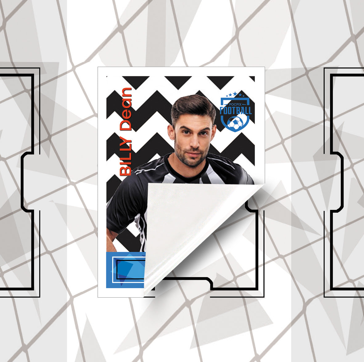 Sticker Poster : Team Sheet : Teams or All-Stars : Black & White
