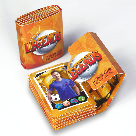 Level up your international football trading card collection with our double-sided trading card display storage wallet