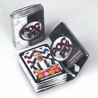 Pocket Size Black & White Football Card Album Wallet or trading card binder to level-up your trading card game or sports card collection on the go.