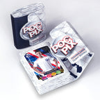 Pocket Sized Compact Navy Blue and White Football Trading Cards Storage  for quick use and trading card display as a double sided fold out wallet.