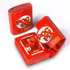 Red and Gold Pocket Size Double Sided Football Sticker Collection Book or Trading Card Binder Album Wallet for Sticker Collectors, Club Fans or a TCG Collector.