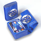 Mini Pocket Royal Blue Football Trading Card Storage Folder or Album Wallet for Chelsea, Leicester City, Everton FC etc