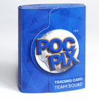 Royal Blue Football Trading Card Team Squad Pocket Size Compact Storage Display Wallet