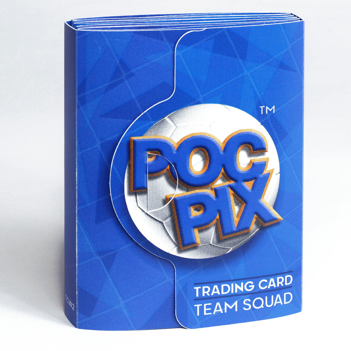 Royal Blue Football Trading Card Team Squad Pocket Size Compact Storage Display Wallet