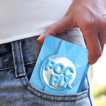 Pocket TCG Football Sticker Collection Book : Sky Blue