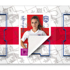 Pocket TCG Football Sticker Collection Book : England Team Squad