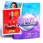 Pocket TCG Football Sticker Collection Book : All Stars