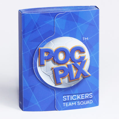 Pocket TCG Football Sticker Collection Book : Royal Blue