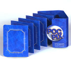 Pocket TCG Football Sticker Binder Wallet : Royal Blue