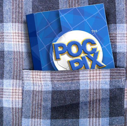 Pocket TCG Football Sticker Collection Book : Royal Blue