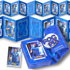 Pocket TCG Football Sticker Binder Wallet : Royal Blue
