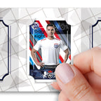 Pocket TCG Football Sticker Collection Book : Navy White