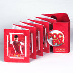 Pocket TCG Football Sticker Collection Book : Red & White & White