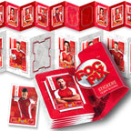 Pocket TCG Football Sticker Collection Book : Red & White & White