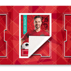 Pocket Football Sticker Collection Book : Red