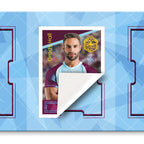 Pocket TCG Football Sticker Collection Book : Claret & Blue